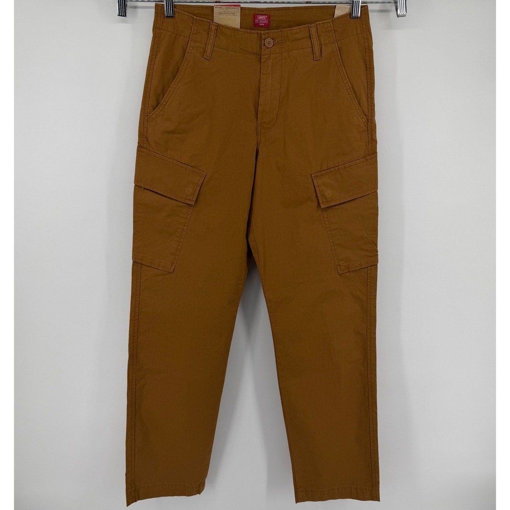 Levi's Cargo Pants Mens 30x32 Brown XX Cargo Taper Stretch Twill Utility Tapered